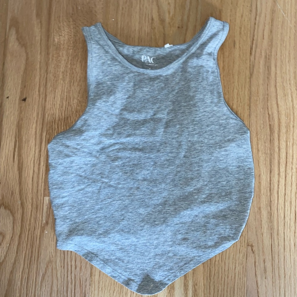 PAC sun grey cropped halter